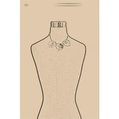 Artigiana Fiorentina Bigiotteria - Collana ottone dorato