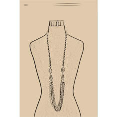 Artigiana Fiorentina Bigiotteria - Collana ottone