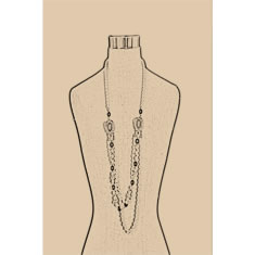 Artigiana Fiorentina Bigiotteria - Collana ottone