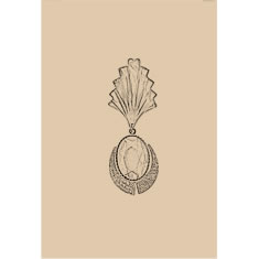 Artigiana Fiorentina Bigiotteria - Orecchino ottone dorato