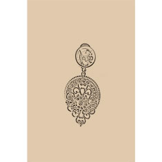 Artigiana Fiorentina Bigiotteria - Orecchino ottone dorato