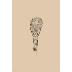 Artigiana Fiorentina Bigiotteria - Orecchino ottone dorato
