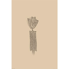 Artigiana Fiorentina Bigiotteria - Orecchino ottone dorato