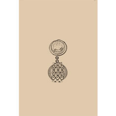 Artigiana Fiorentina Bigiotteria - Orecchino ottone dorato
