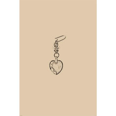 Artigiana Fiorentina Bigiotteria - Orecchino ottone dorato