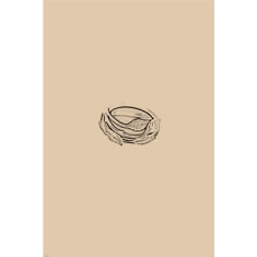 Artigiana Fiorentina Bigiotteria - Orecchino ottone dorato