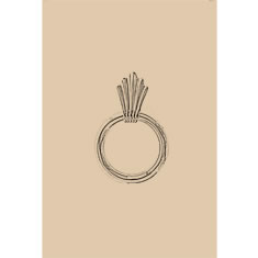 Artigiana Fiorentina Bigiotteria - Orecchino ottone