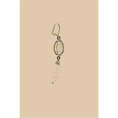 Artigiana Fiorentina Bigiotteria - Orecchino ottone dorato