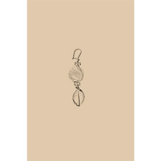 Artigiana Fiorentina Bigiotteria - Orecchino ottone dorato