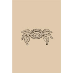Artigiana Fiorentina Bigiotteria - Spilla ottone  dorato