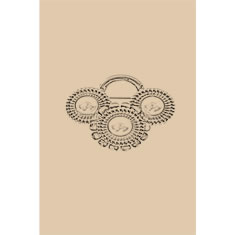 Artigiana Fiorentina Bigiotteria - Spilla ottone  dorato