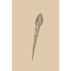Artigiana Fiorentina Bigiotteria - Spilla ottone  dorato