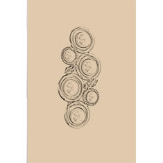 Artigiana Fiorentina Bigiotteria - Spilla ottone  dorato