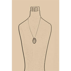 Artigiana Fiorentina Bigiotteria - Collana ottone dorato