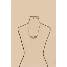 Artigiana Fiorentina Bigiotteria - Collana ottone dorato