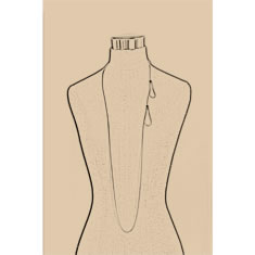 Artigiana Fiorentina Bigiotteria - Collana ottone dorato