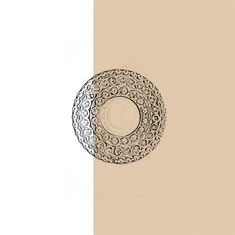 Artigiana Fiorentina Bigiotteria - Orecchino ottone dorato