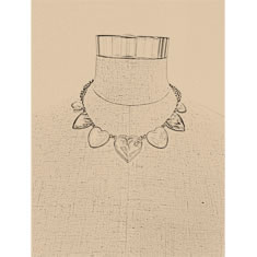 Artigiana Fiorentina Bigiotteria - Collana ottone dorato