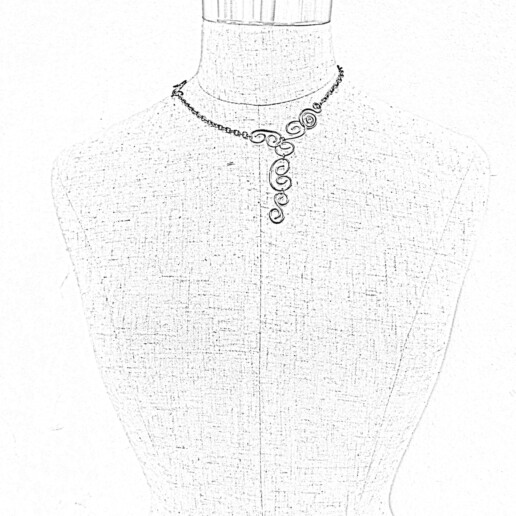 Artigiana Fiorentina Bigiotteria - Collana ottone dorato