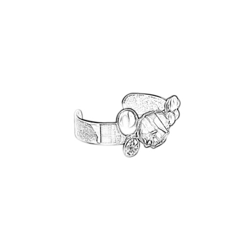 Artigiana Fiorentina Bigiotteria- bracciale ottone stampato e dorato