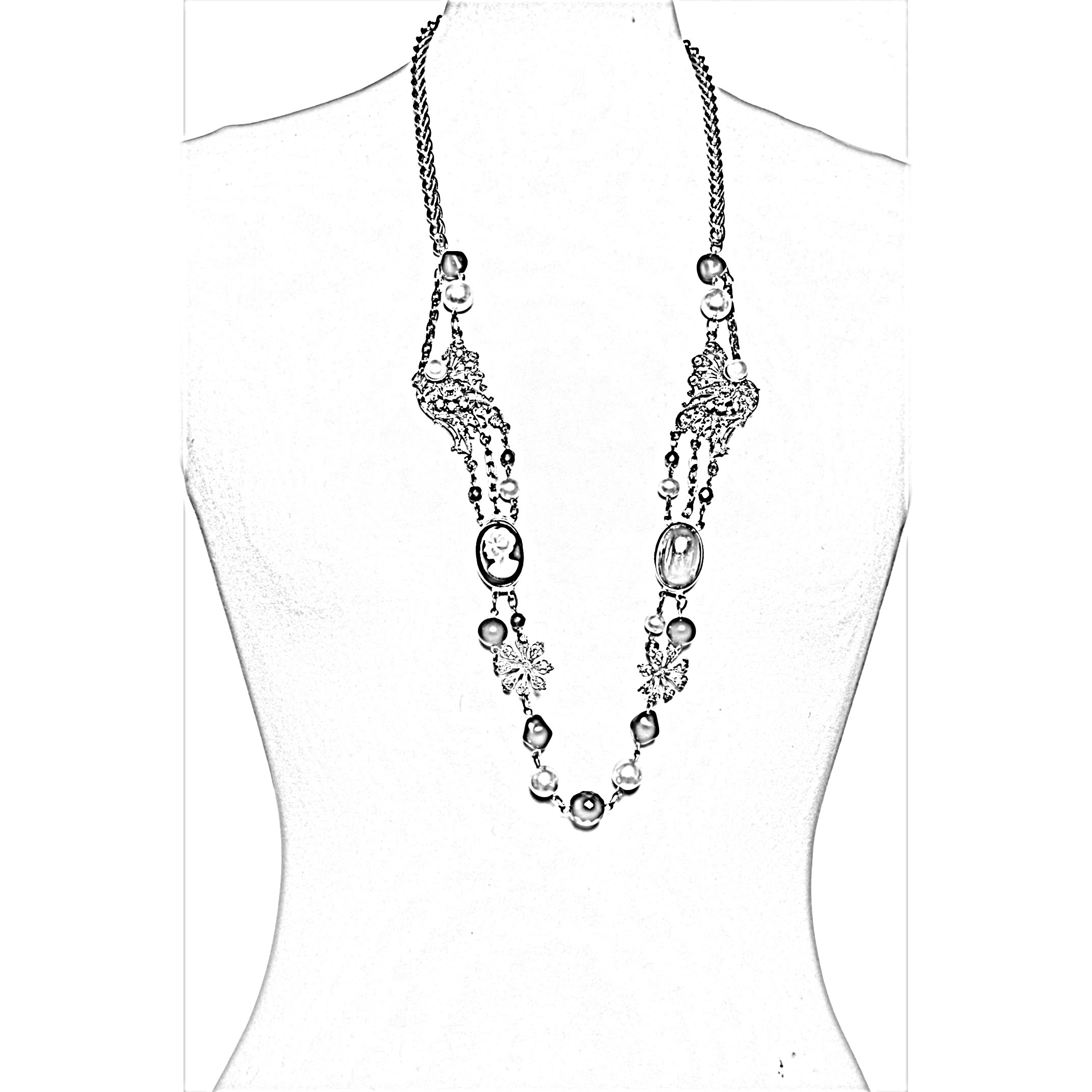 Artigiana Fiorentina Bigiotteria- collana galalite