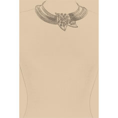 Artigiana Fiorentina Bigiotteria - Collana ottone stampato
