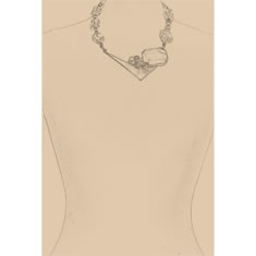 Artigiana Fiorentina Bigiotteria- collana plexiglas