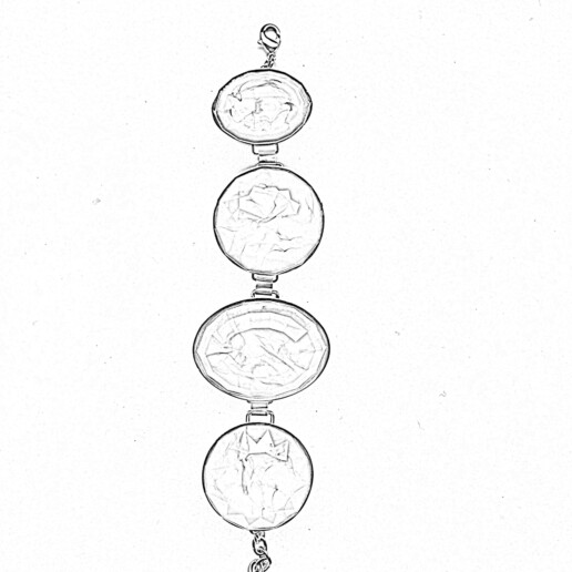 Artigiana Fiorentina Bigiotteria - Bracciale ottone dorato