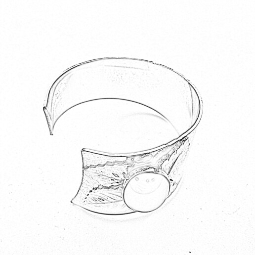 Artigiana Fiorentina Bigiotteria - Bracciale ottone dorato