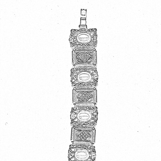 Artigiana Fiorentina Bigiotteria - Bracciale ottone dorato