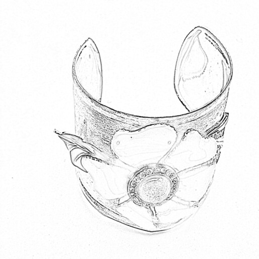 Artigiana Fiorentina Bigiotteria - Bracciale ottone dorato