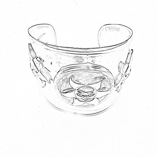 Artigiana Fiorentina Bigiotteria - Bracciale ottone dorato