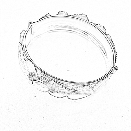 Artigiana Fiorentina Bigiotteria - Bracciale ottone dorato