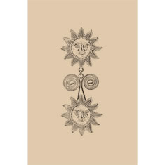 Artigiana Fiorentina Bigiotteria - Orecchino ottone dorato