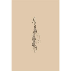 Artigiana Fiorentina Bigiotteria - Orecchino ottone dorato