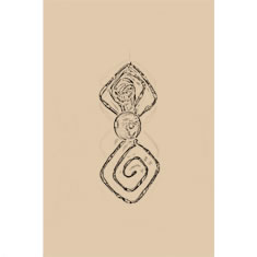 Artigiana Fiorentina Bigiotteria - Orecchino ottone dorato