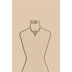 Artigiana Fiorentina Bigiotteria - Collana ottone dorato