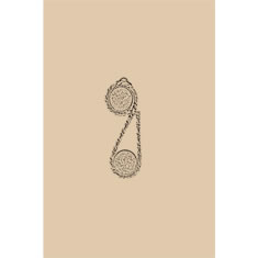 Artigiana Fiorentina Bigiotteria - Orecchino ottone dorato