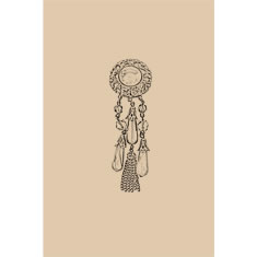 Artigiana Fiorentina Bigiotteria - Orecchino ottone dorato