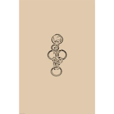 Artigiana Fiorentina Bigiotteria - Orecchino ottone dorato