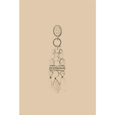 Artigiana Fiorentina Bigiotteria - Orecchino ottone dorato