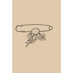 Artigiana Fiorentina Bigiotteria - Spilla ottone  dorato