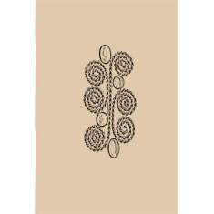 Artigiana Fiorentina Bigiotteria - Spilla ottone  dorato