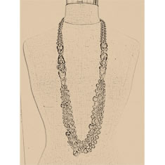 Artigiana Fiorentina Bigiotteria - Collana ottone dorato