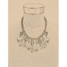 Artigiana Fiorentina Bigiotteria - Collana ottone dorato