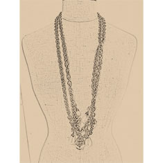Artigiana Fiorentina Bigiotteria - Collana ottone dorato