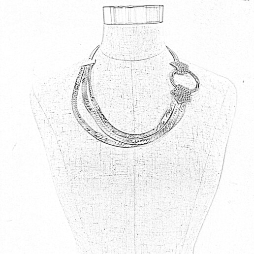 Artigiana Fiorentina Bigiotteria - Collana ottone dorato