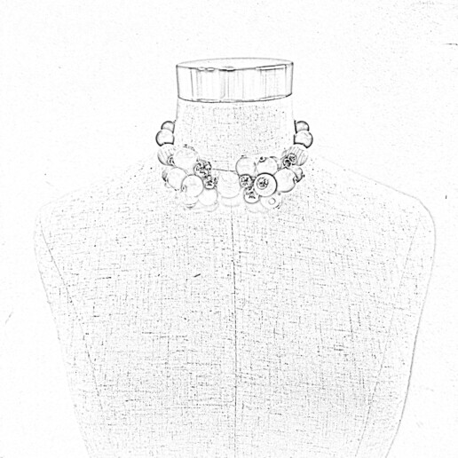 Artigiana Fiorentina Bigiotteria - Collana ottone dorato
