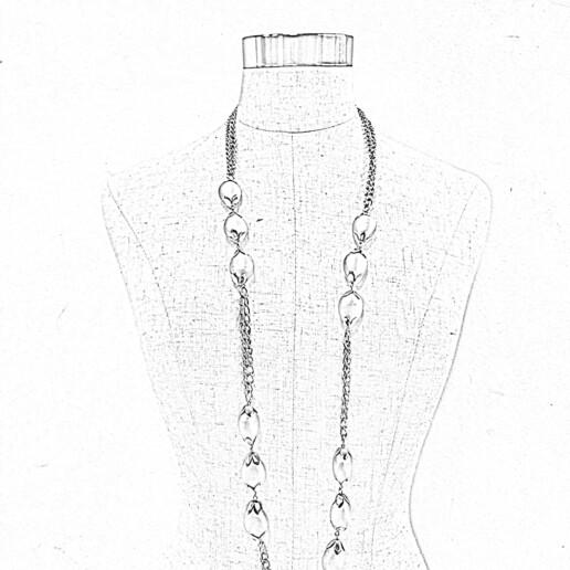 Artigiana Fiorentina Bigiotteria - Collana ottone dorato