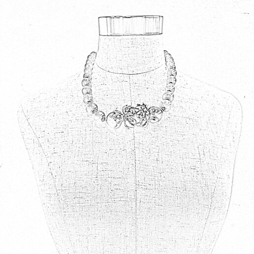 Artigiana Fiorentina Bigiotteria - Collana ottone dorato